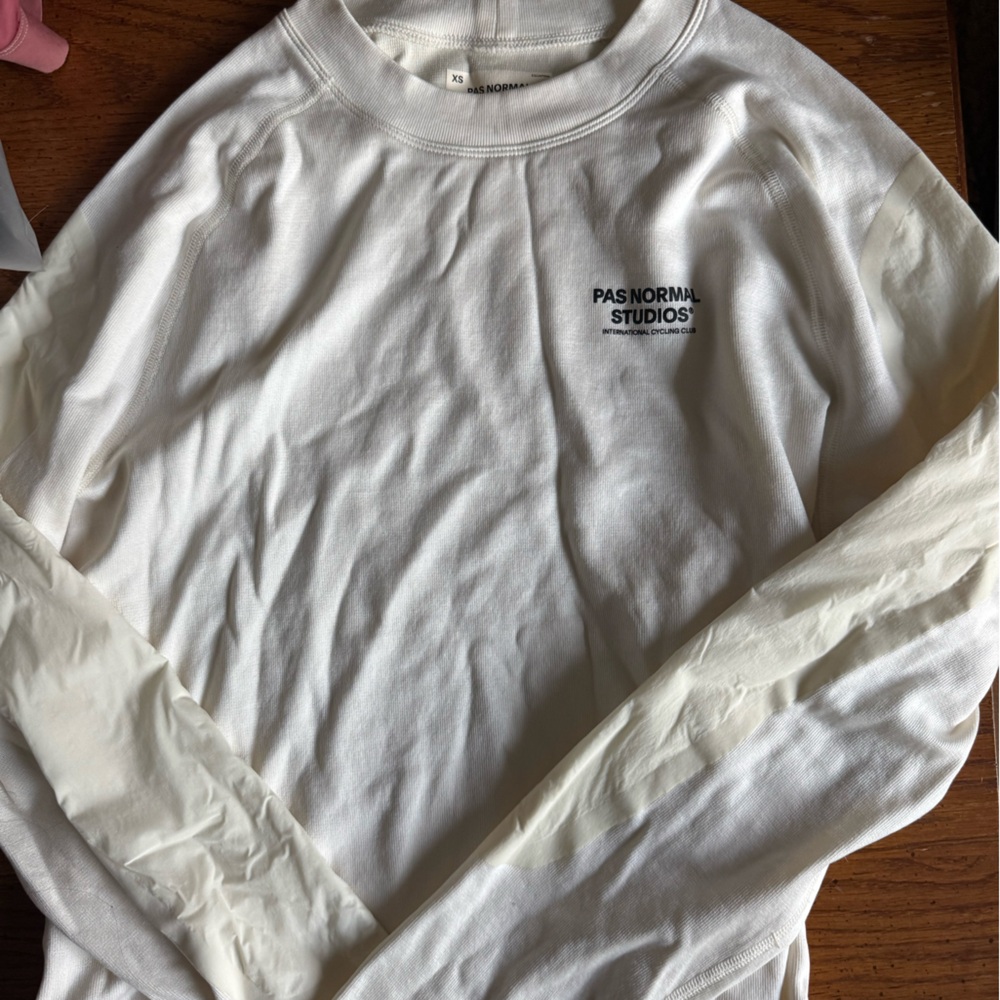 Pas Normal Studios White Long Sleeve Tee